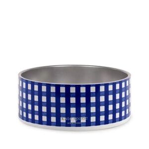 NWT Kate Spade New York Blue Stainless Steel Pet Bowl